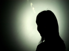 a woman's silhouette a woman's silhouette